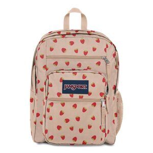 JanSport Pink Strawberry Print Backpack